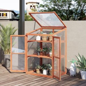 GardenAddict Greenhouse Wooden Cold Frame