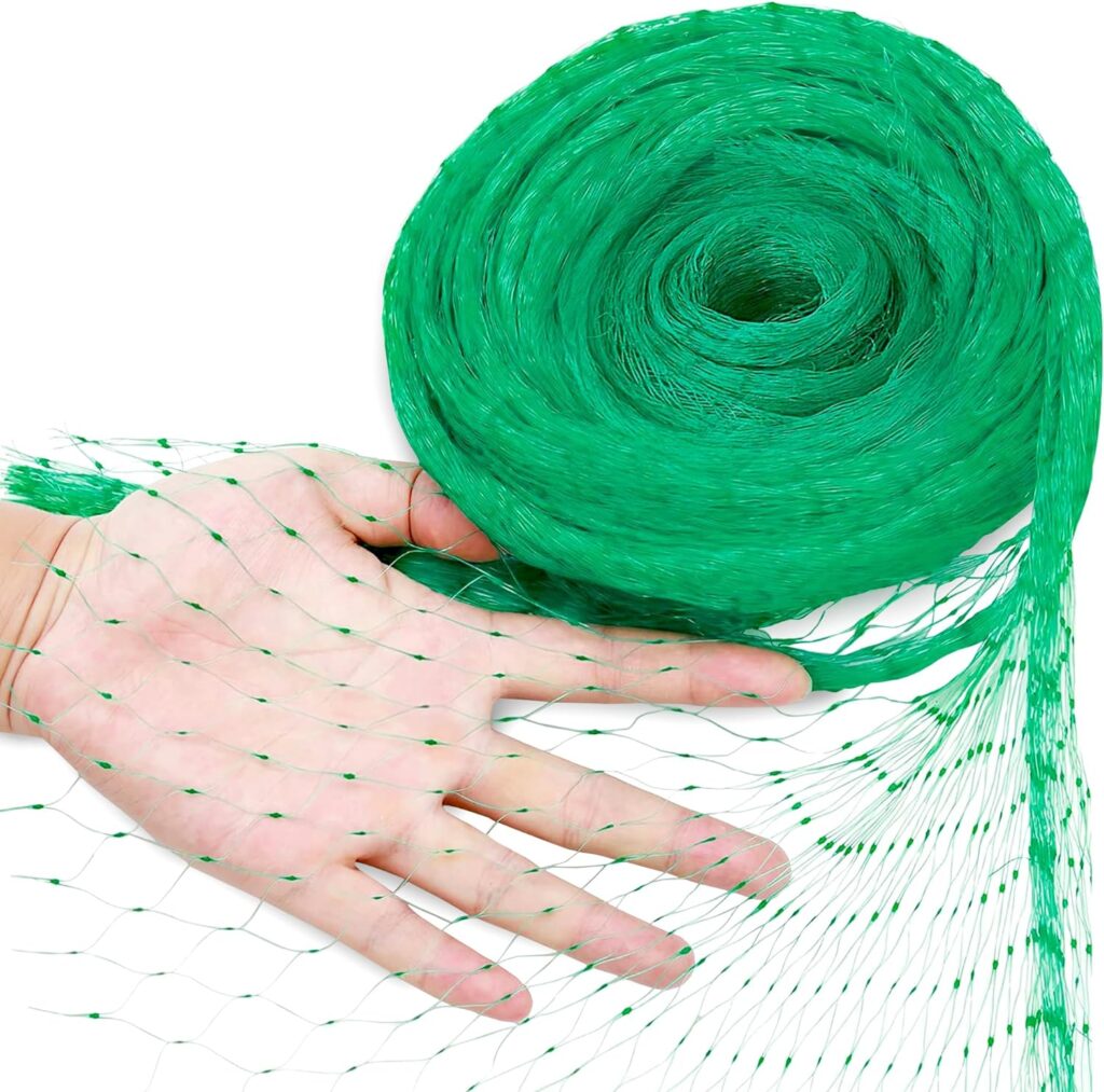 KEPLIN 2 x GARDEN PEA NETTING - FOR PLANTS POTS SEEDS FRUIT VEGETABLES - ANTI BIRD PROTECTION - FINE MESH JUTE WIRE NETS FOR GARDEN/OUTDOOR (2mx10m)