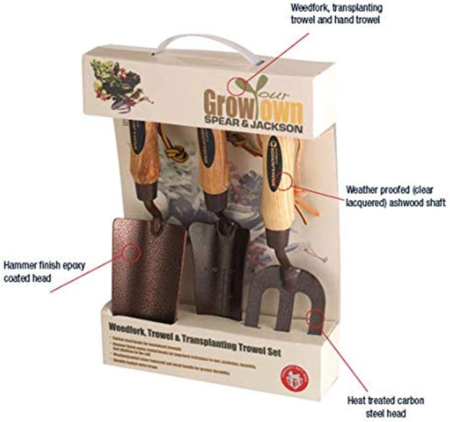 Spear Jackson Kew Gardens 3056KEW Stainless Steel Hand Tool Gift Set