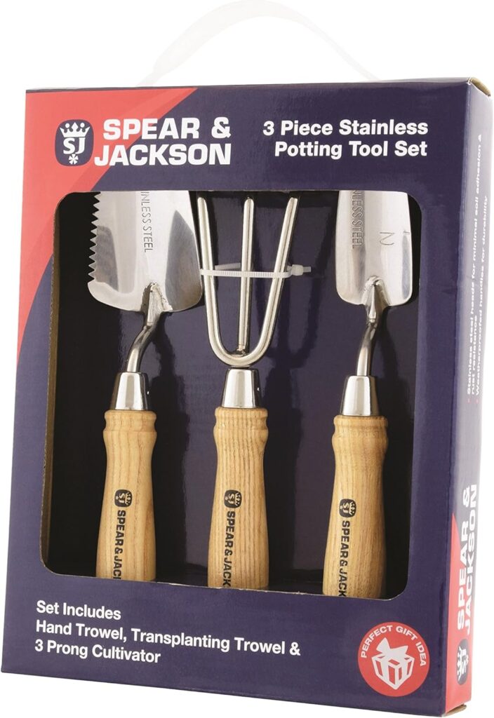 Spear Jackson POTTING3PS Potting Tool Set - Silver (3-Piece)