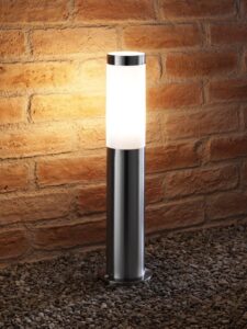 Auraglow IP44 Stainless Steel Outdoor Garden Path Post Light