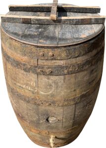 Cheeky Chicks Ltd Rustic Oak Traditional Wooden Whisky Barrel