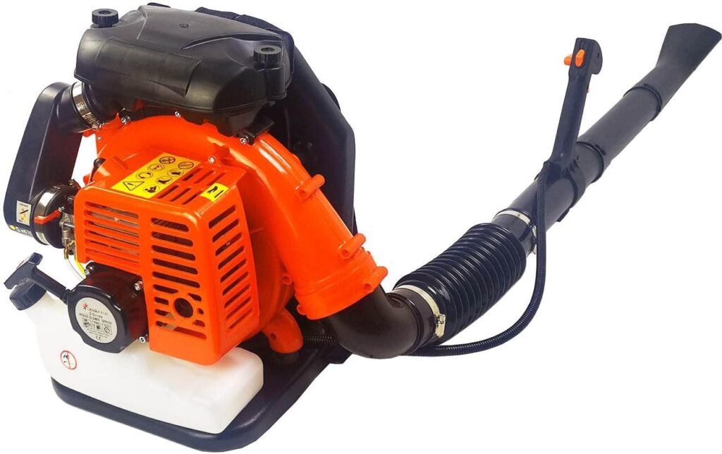 Dealourus 65cc Petrol Backpack Leaf Blower, Extremely Powerful - 210MPH Lightweight With New and Improved Padded Support Straps For Maximum Comfortability