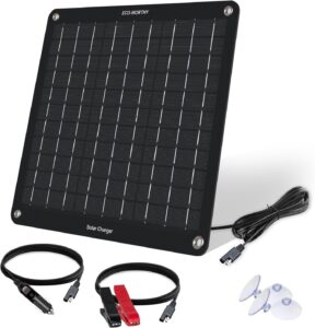 ECO-WORTHY 10W 12V Solar Trickle Charger