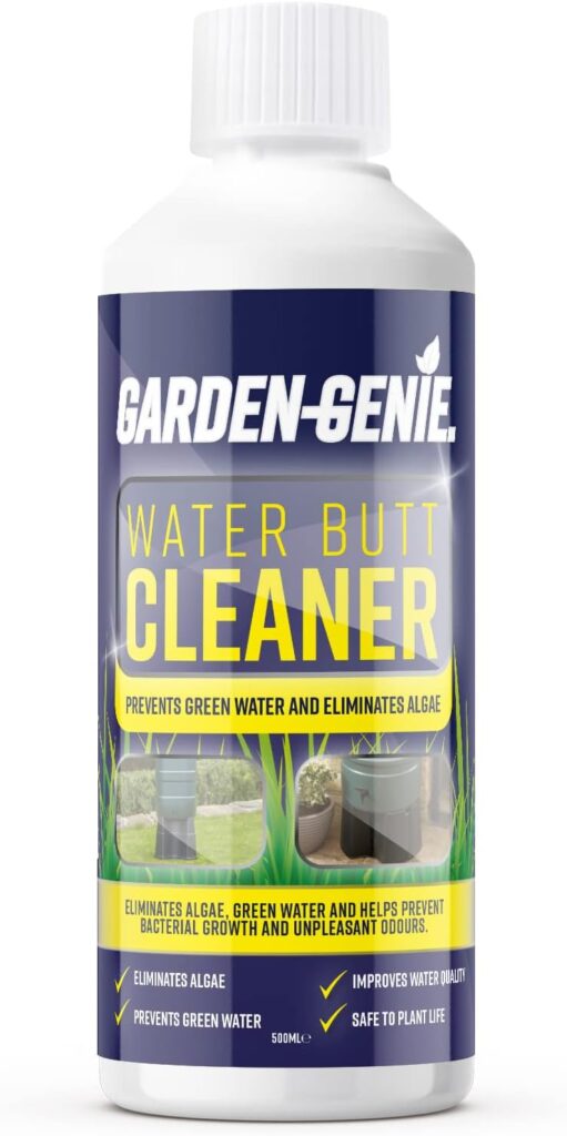 Garden Genie - Water Butt Cleaner | Prevention Against Water Butt Bacteria | Eliminates Algae, Green Water and Odours - 500ml