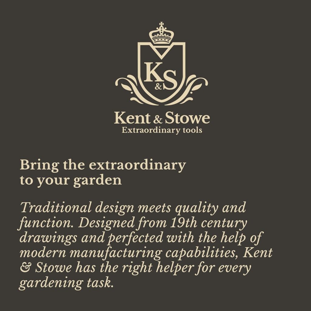 Kent Stowe Garden Life Stainless Steel Digging Spade, Light and Compact Traditionally-Styled Garden Spade, All Year Round Garden Tools Made from Stainless Steel and Ash Wood