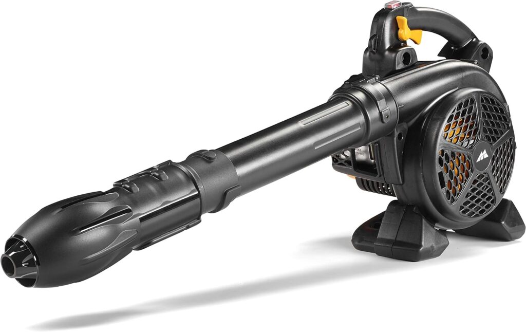 McCulloch GBV 322 VX petrol leaf blower/garden vacuum: Leaf blower/garden vacuum with 800 W engine, 45 l suction power, 370 km/h (art. no. 00096-78.653.01)