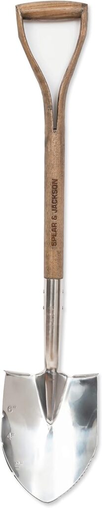 Spear Jackson 4650PS Traditional Stainless Planting Spade, Brown