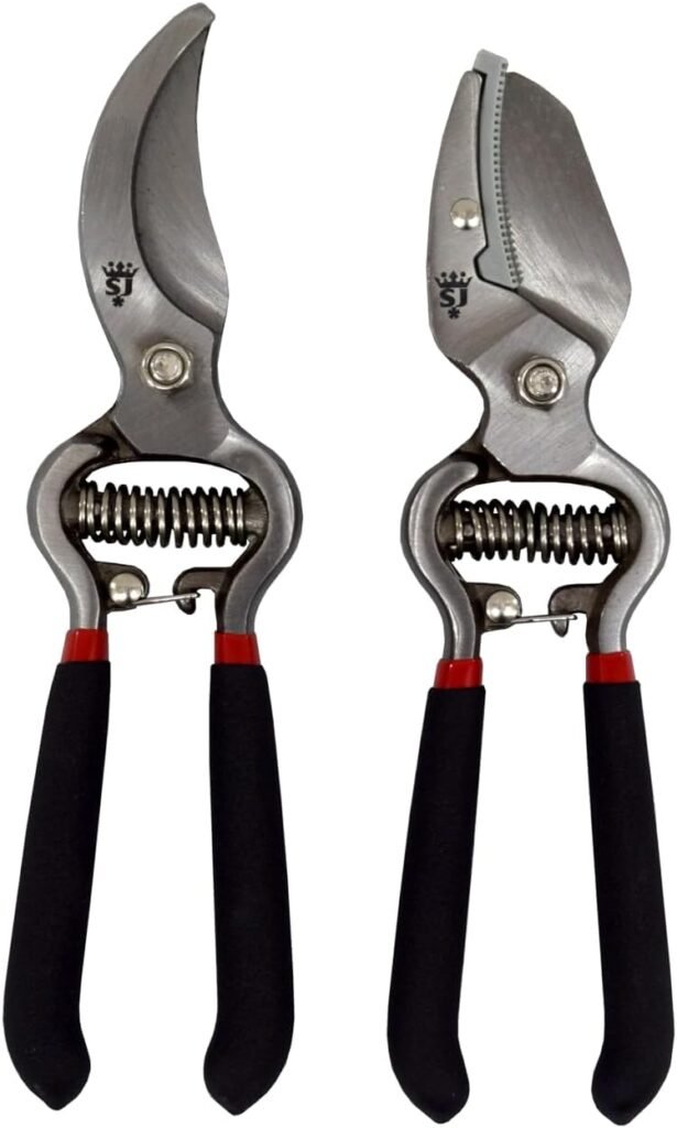 Spear Jackson CUTTINGSET8 Traditional Bypass Anvil Secateur Set